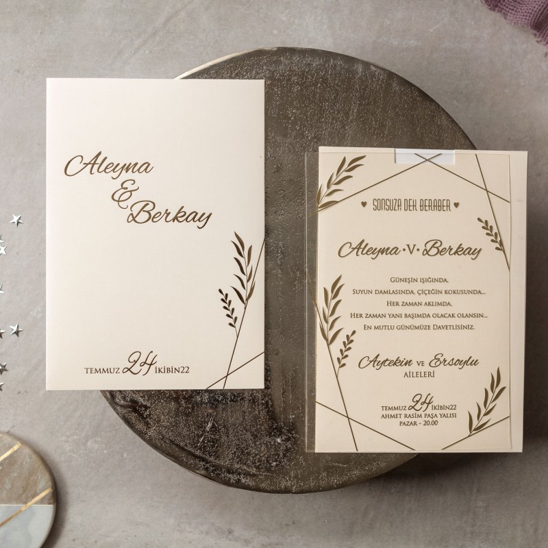Wedding Davetiye 8401